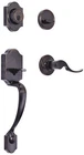 Amazon Basics Front Door Lock Set, Handleset With Shelby Lever, Single Cylind... New. Price: $64.21.