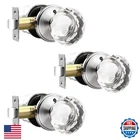 Lepushom 3 Pack Crystal Door Knobs Interior, Elegant Satin Nickel Glass New. Price: $85.20.
