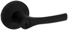 Kwikset 405HYL-S Henley Single Cylinder Keyed Entry Door Lever Black New. Price: $46.00.