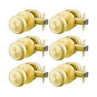 Gold Interior Door Knobs, Bedroom Knob, Brushed Privacy F... New. Price: $163.77.