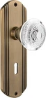 Nostalgic Warehouse 750787 Deco Plate, Surface Mounted, Antique Brass New. Price: $74.95.