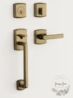 Baldwin Left Handed Soho Sectional Full Dummy Handleset Open. Price: $164.56.
