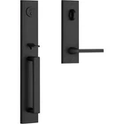 Baldwin 9BR1841-098 Santa Cruz Handleset W/square Lever Satin Black Open. Price: $276.25.