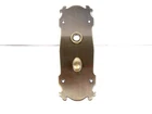 Baldwin Half Escutcheon Door Trim Satin Brass & Black 6769-050-KT 1126HW Open. Price: $15.00.