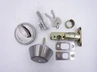 Master Lock DS0615KA4S Deadbolt Satin Nickel Single Cylinder New. Price: $19.99.