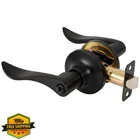 Rafeciee Privacy Door Lever Matte Black Wave Lock New. Price: $34.99.
