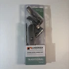 Anderson Traditional Nickel Storm Door Handle Set With Deadbolt Lock Open Pckg. Price: $69.99.