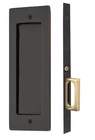 Emtek Mortise Modern Rectangular Passage Pocket Door Hardware; Oil Rubbed Bronze New. Price: $180.00.