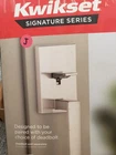 Kwikset San Clemente Satin Nickel Door Handleset&halifax Square Handle(j) Open. Price: $49.98.