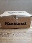 Kwikset Halifax Entry Door Handle With Lock Key, Secure Keyed Reversible Open. Price: $18.00.