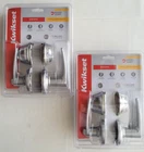 Lot 2 Kwikset Satin Chrome Delta Keyed Entry Lever Door Lock Deadbolt Combo Pack New. Price: $75.99.