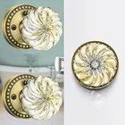 Glass Door Knobs With Lock, Antique Brass Crystal Interior For Pri.... Price: $108.90.
