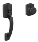 Schlage Greenwich Matte Black Door Handleset FE285 Grw 622 Bwe Open. Price: $40.00.