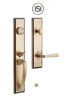 Signature Hardware 479117 Aurick Right Handed Solid Brass Keyed Entry Door Lever Open. Price: $160.12.