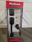 Kwikset Prague 98180-026 Entry Door Handleset Single Cylinder Lock Matte Black New. Price: $74.99.