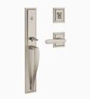 Baldwin 91800-048 Door Handleset Satin Nickel Color New. Price: $100.00.