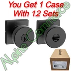 *12-SETS* Kwikset Entry Pismo 740PSK Keyed Front Door Knob Matte Black 97402-858 New. Price: $349.99.