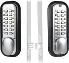 Jounjip Mechanical Keyless Combination Latch Door Lock Flat Spindle Satin Chrome New. Price: $427.73.