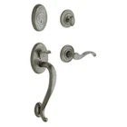 Baldwin 5315.451.LHRH Estate Logan Cyl Entry Or Handleset Antique Nickel Open. Price: $339.95.