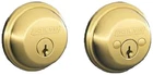 Schlage B62 Brass Double Cylinder Grade 1 Deadbolt From The B-series New. Price: $71.10.