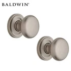 Baldwin Estate 5015 Classic Knob Set 5048 Circle Rose Satin Nickel Passage New. Price: $120.62.