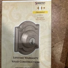 Baldwin Arch Single Cylinder Front Door Deadbolt Smartkey Satin Nickel 93800-011 New. Price: $62.50.