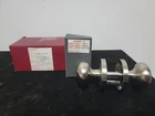 Bravura 336B Handleset Interior Door Privacy Knobs Solid Forged Brass Satin New. Price: $99.00.