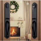 Newbang Matte Black Double Door Handle Set,(keyed Dummy SET),MDHST2018DB-.... Price: $50.00.