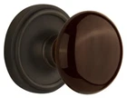 Nostalgic Warehouse Clabrn Dp Nk Brown Porcelain Dummy Door Knob - Bronze New. Price: $174.75.