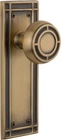 Nostalgic Warehouse Mission Plate Knob Single Dummy Brass Open. Price: $129.00.
