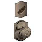 Schlage F59GEO620CAM Lock Company Antique Pewter Georgian Interior Pack Knob Set New. Price: $105.94.
