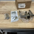 Emtek 5122HLOUS15LH.RLS Helios Left Handed, Door Lever Set W/ Square Rose,nickel Open. Price: $159.99.
