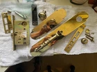 Baldwin 6321 Brass Double Entry Door Lock Handles Set Value $850-$1000 Used. Price: $295.00.