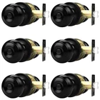 Probrico Black Door Knobs For Bedroom Bathroom, Interior Privacy, New. Price: $49.56.