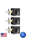 Probrico Keyed Alike Double Cylinder Deadbolts 3 Pack Entrance And Front Door New. Price: $65.75.