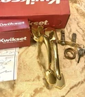 Kwikset Handleset With Key, Polished Brass - Selling For Parts Open. Price: $35.75.