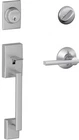 Schlage Handleset Satin Chrome (F60 Cen 626 Lat) New Open Box. Price: $111.99.