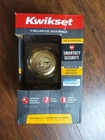 Kwikset Double Cylinder Deadbolt Smartkey & Microban Polished Brass 99850-071 New. Price: $19.99.