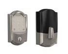 Schlage Camelot Satin Nickel Encode Wifi Electronic Touchscreen Door Deadbolt Open. Price: $167.99.