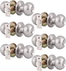 Gobrico 6 Pack Bathroom Bedroom Door Knobs Hardware, Round Privacy Lockset New. Price: $91.99.