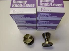 Weslock 605 Eleganti Antique Brass Dummy Knobs -lot Of (3 Pair) New In Box. Price: $62.10.