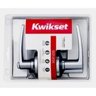Kwikset Delta Entry Door Lever 405DL Lockset, Satin Chrome - Same Key Nib New. Price: $15.26.