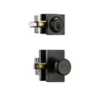 Aged Bronze Black Door Knobs Interior,exterior With Deadbolt Lock S... New. Price: $42.99.