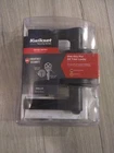 Kwikset Hollis Round Rose Keyed Entry Lever Matte Black 94050-691 New Nib. Price: $24.99.