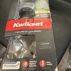 Kwikset Signature Series Smartkey Knob Keyed Entry Venetian Bronze 97402-737 Open. Price: $14.00.