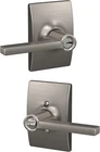 Schlage Latitude Single Cylinder Keyed Entry Door Lever Set - F51A Cen Open. Price: $22.99.