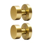 Gold Dummy Door Knobs Interior -for Satin Brass Suitable Hallw... New. Price: $54.38.