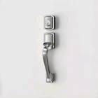 Satin Nickel Front Door Handle Deadbolt Set Keyed Entry Lock Hardware New. Price: $39.99.