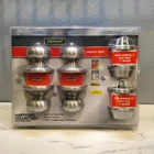 Defiant Hartford Entry & Deadbolt Keyed Alike Satin Nickel New Doorknobs. Price: $34.99.