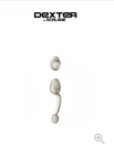 Dexter By Schlage JH58-BAR Single Cylinder Keyed Entry Handleset, Satin Nickel Open. Price: $40.00.